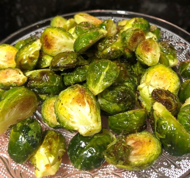 Cols de Brussel·les cruixents al forn
