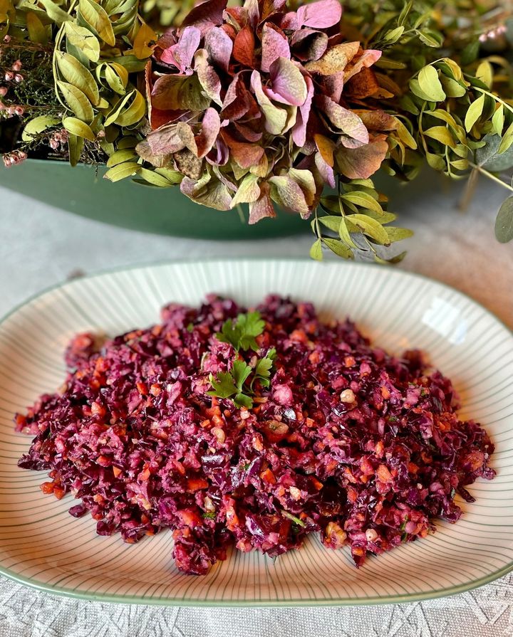 Amanida de col llombarda