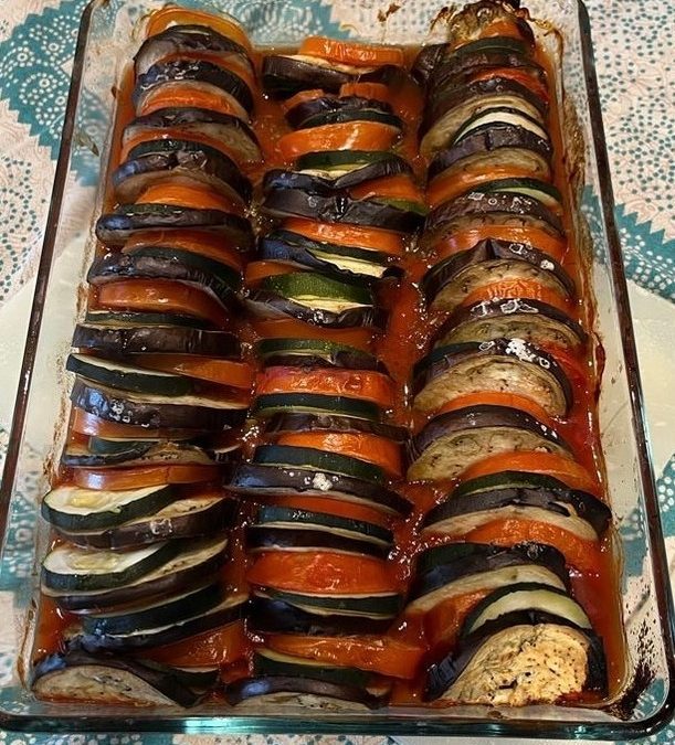 Ratatouille o pisto de verduras al estilo francés