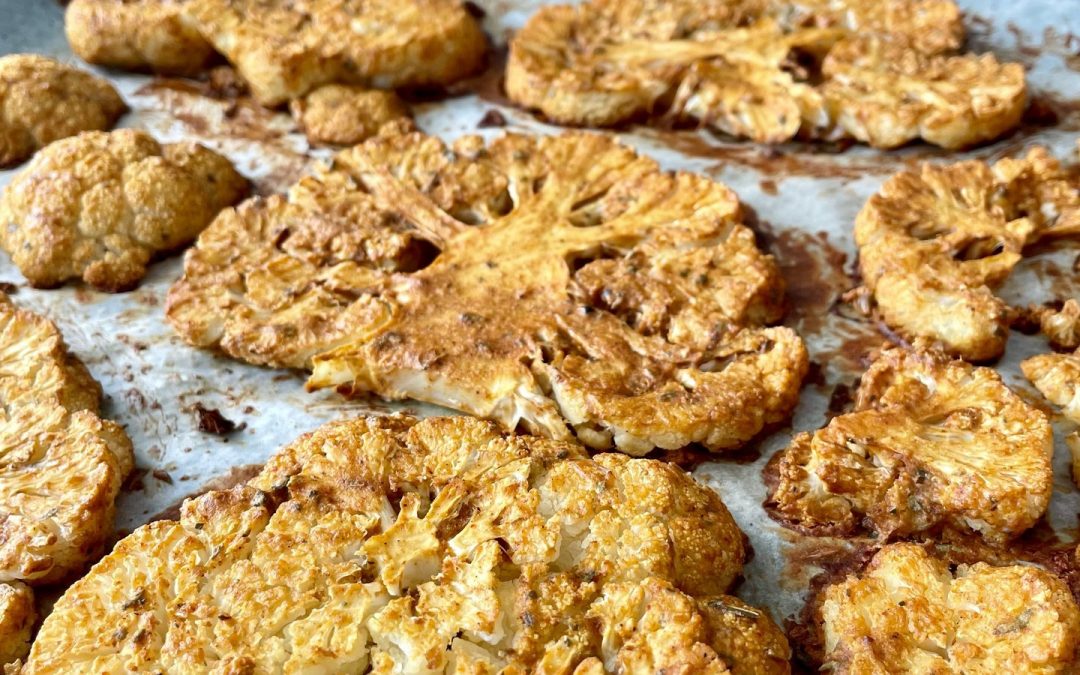 Coliflor especiada al forn