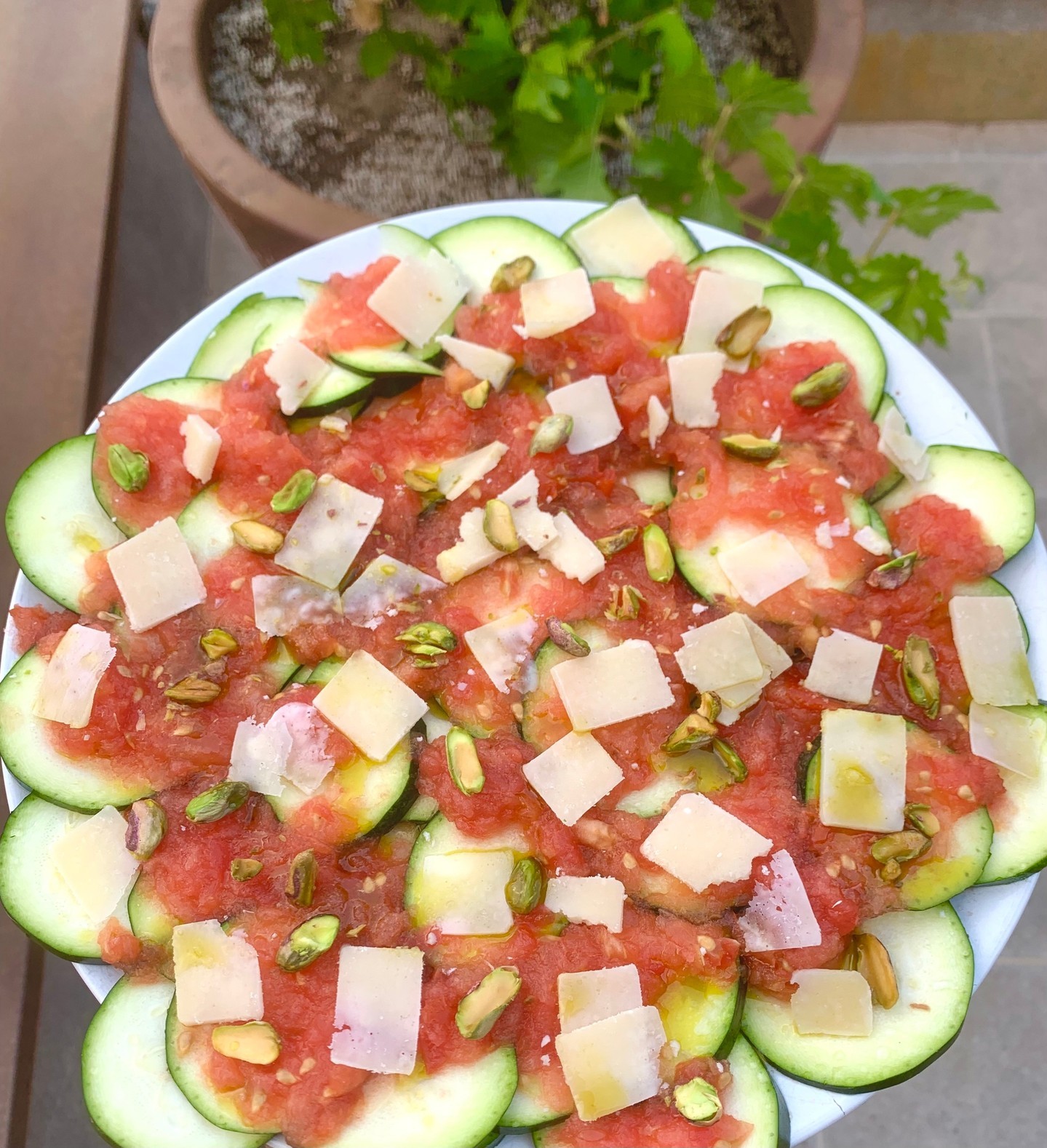Carpaccio de carbassó