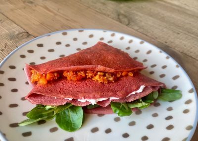 Crep rosa integral i proteica
