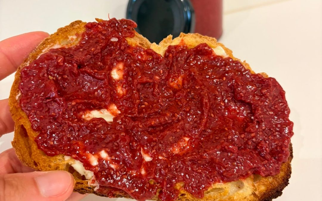 Melmelada de maduixes amb xia